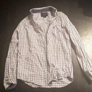 Joules White and Blue Casual Button Down Shirt